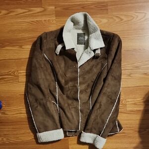 Old Navy Brown Shearling Women's Jacket